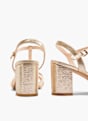 Graceland Heeled sandal Gold 5095 4