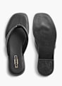 5th Avenue Sandal med tå-split Sort 2334 3