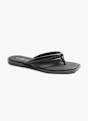 5th Avenue Sandal med tå-split Sort 2334 6