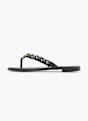 Graceland Sandal med tå-split Sort 705 2