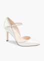 Catwalk Pump med spänne Vit 33416 7