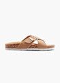 Graceland Footbed sandal Cognac 57397 1