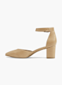 Graceland Tacones con hebilla Beige 19868 2