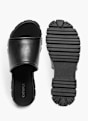Catwalk Flache Pantolette Schwarz 2404 3
