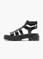 Catwalk Højhælet sandal Sort 4246 2