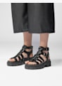 Catwalk Højhælet sandal Sort 4246 7