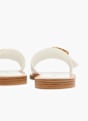 Catwalk Flache Pantolette Weiß 20719 4