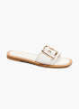 Catwalk Flache Pantolette Weiß 20719 6