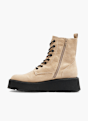 Catwalk Bota con cordones Crema 17058 1