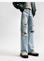 Catwalk Bota con cordones Crema 17058 7