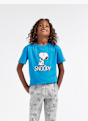 THE PEANUTS Camiseta Azul 6152 2