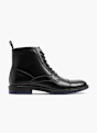 AM SHOE Fűzős bokacsizma fekete 33116 1