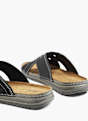 Easy Street Flache Pantolette Schwarz 1665 4