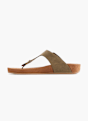 Graceland Sandal med tå-split Khaki 3709 2
