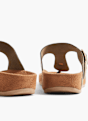 Graceland Sandal med tå-split Khaki 3709 4