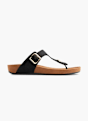 Graceland Sandal med tårem Svart 7340 1