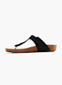 Graceland Sandal med tårem Svart 7340 2