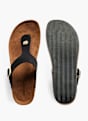 Graceland Sandal med tårem Svart 7340 3