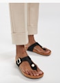 Graceland Sandal med tårem Svart 7340 7