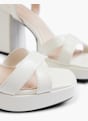 Catwalk Sandale cu toc Crem 2795 5
