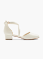 Graceland Sapato de salto com fivela Creme 2838 1