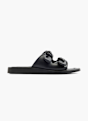 Catwalk Flache Pantolette Schwarz 5581 1
