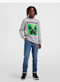 Minecraft Hoodie Grau 28206 5