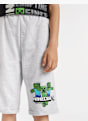 Minecraft Shorts Grau 8317 7