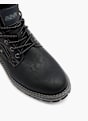 AM SHOE Schnürboots Schwarz 12979 2