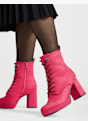 Catwalk Lace-up boot Pink 2094 5
