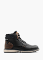TOM TAILOR Botki sznurowane Czarny 3018 1