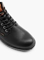 TOM TAILOR Botki sznurowane Czarny 3018 2