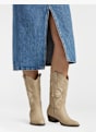 Catwalk Cowboy Boots Beige 28073 5