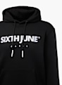 Sixth June Hoodie Schwarz 9190 3