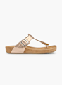 Graceland Sandal med tå-split Guld 13056 1