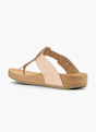 Graceland Sandal med tå-split Guld 13056 3