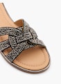 Catwalk Flache Pantolette Schwarz 13556 2