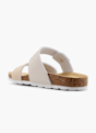 Graceland Ciabatta con plantare profondo Beige 15689 3