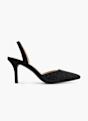 Catwalk Slingback salonarji Črna 14676 1