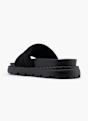 Graceland Flache Pantolette Schwarz 24143 3