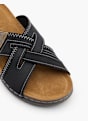 Memphis One Flache Pantolette Schwarz 15278 2