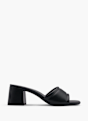 Catwalk Flache Pantolette Schwarz 15616 1