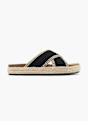 Graceland Flache Pantolette Schwarz 28069 1