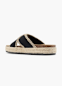 Graceland Flache Pantolette Schwarz 28069 3