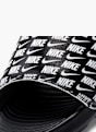 Nike Ciabatta aperta dietro Nero 29303 3