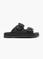 Catwalk Tieffuß Pantolette Schwarz 29779 1