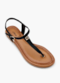 s.Oliver Zehentrenner-Sandale Schwarz 30401 2