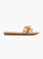 Graceland Flache Pantolette Braun 32442 1