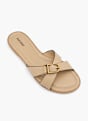 Graceland Flache Pantolette Beige 32557 2