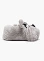 Casa mia Plush slipper Grey 87899 1
